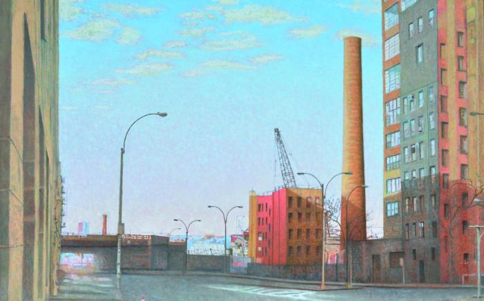 West side, 2009, olio su tela, 50x70 cm