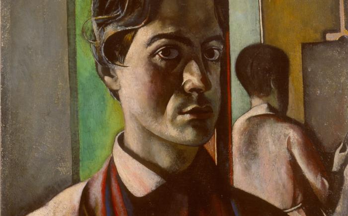 Autoritratto con lo specchio, 1921 olio su tela