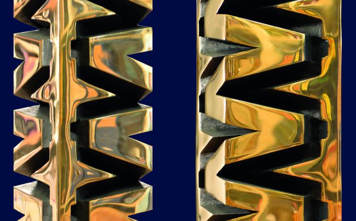 Ziggurat, 2019, bronzo lucidato
