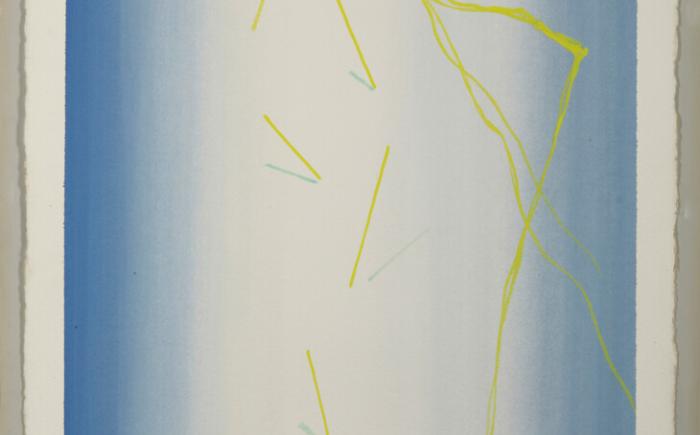 Senza titolo, 1992, tecnica mista su carta, 76.5 x 57.5 cm