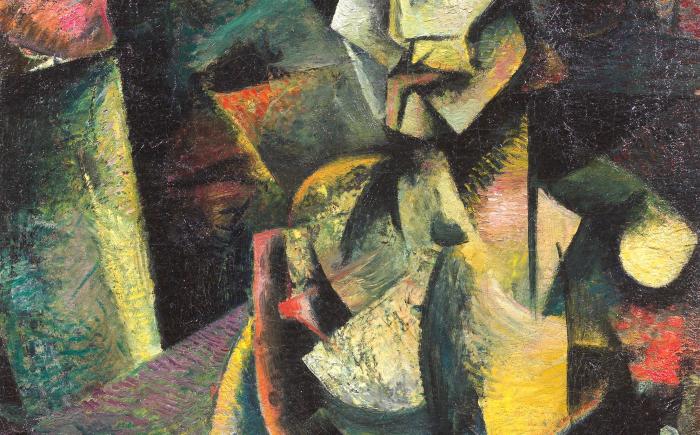 Figura, 1913, olio su tela
