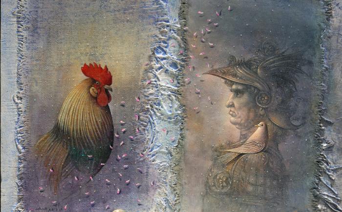 Singolar tenzone - Olio su tela e tavola cm. 40x50 - 2020