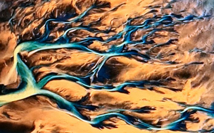 Acqua nel deserto, 2023, foto digitale non elaborata, 100 x 100 cm