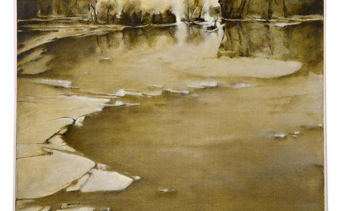 Alba, 2014, olio su tela, 70 x 100 cm