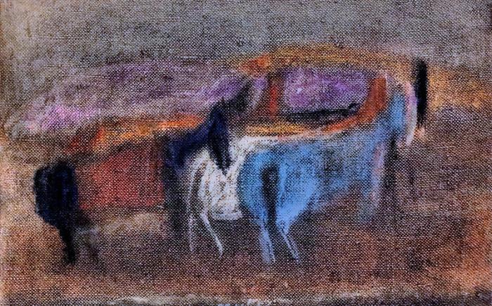 Cavallini che passano, 1949
