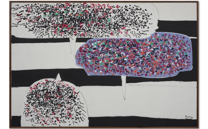Senza titolo 43, 1962, tempera su tela, 97.0 x 146.0 cm