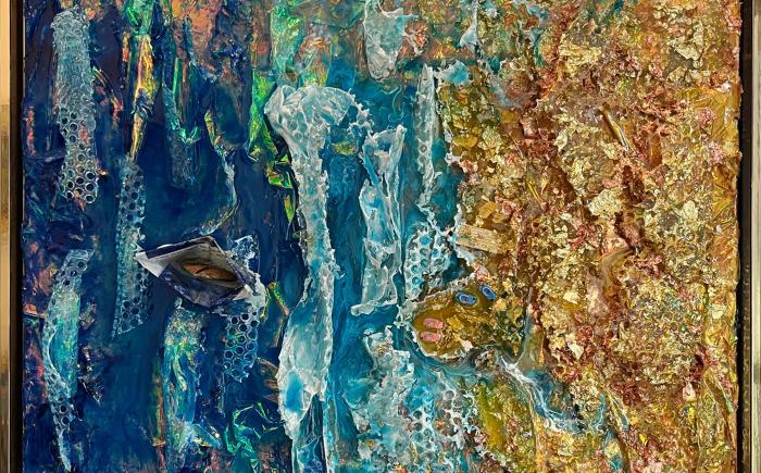 L'avventura prosegue, 2025, tecnica mista 70x50 cm