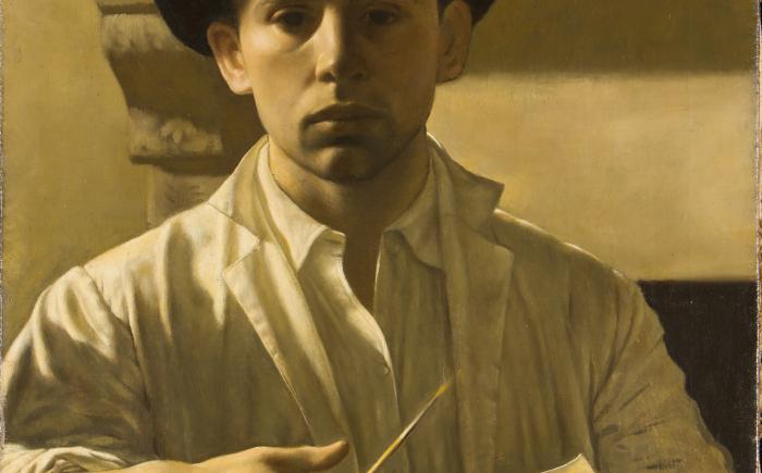 Autoritratto, 1948, olio su tela, cm 60x45