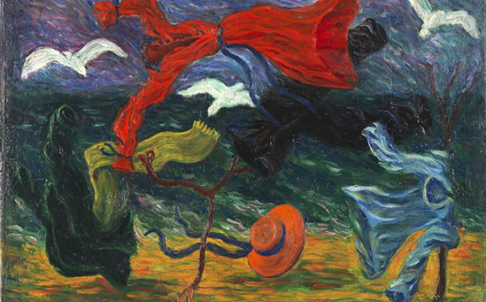 Colpo di vento, 1939, olio su tela