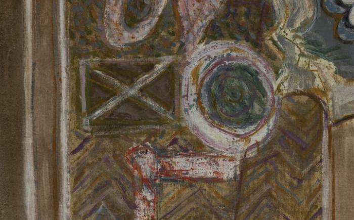 Interno, 1964, olio su tela, 87x125cm