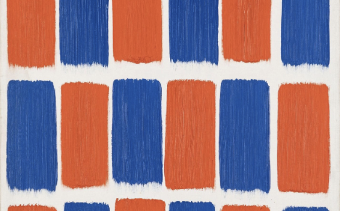Struttura metodologica, 1979, acrilico su tela, 50x70 cm