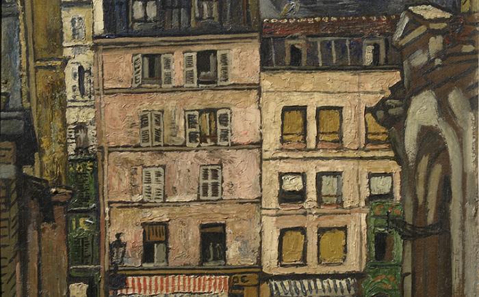 Parigi, 132, olio su cartone