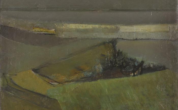 Senza titolo, 1961, olio su tela, 68,5x49,5cm