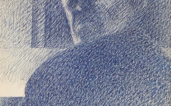 Ritratto, 1944, grafite su carta, 25.0 x 19.5 cm