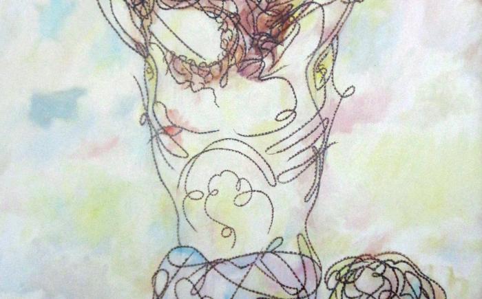 Essenza intangibile, 1987, olio su tela, 70 x 100 cm