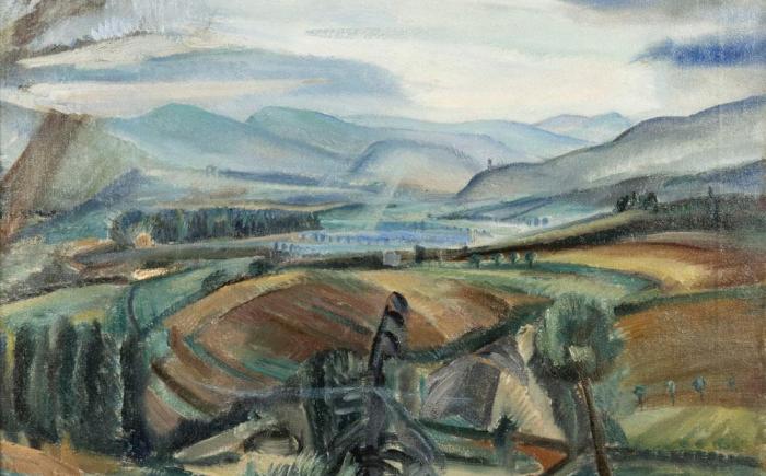 Bormida Valley, 1926, olio su tela, 43x57cm