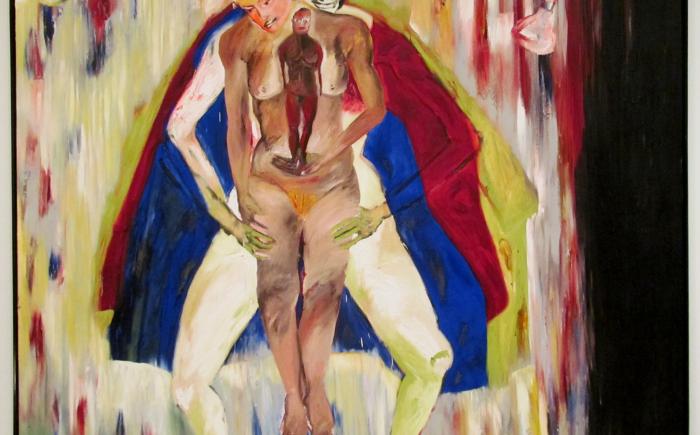Mother, lover, daughter, 1982, olio su lino