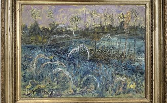 Paesaggio, 1967, olio su tela, 30x40 cm