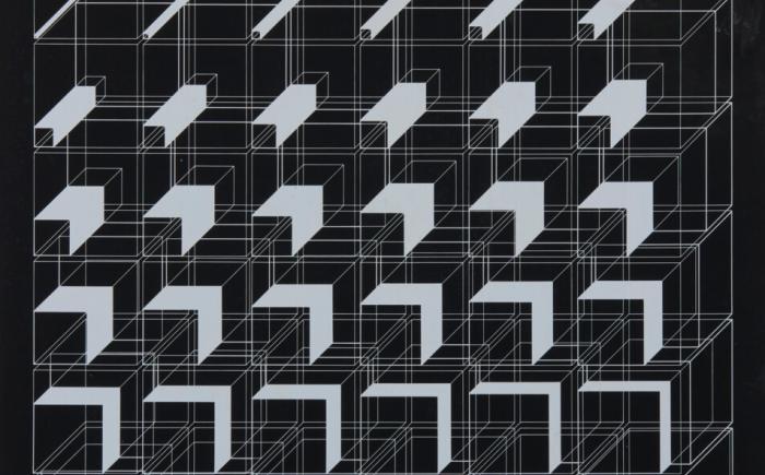 Senza titolo, serigrafia, 68x68 cm