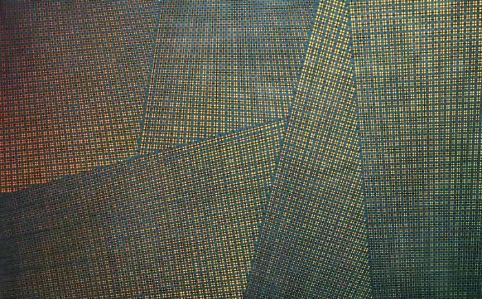 Spazio totale. Progressioni iterative ritmiche simultaneee, 1953