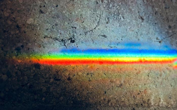 Lightin Cut, 2023, D-bond, stampa su alluminio 140x100 cm