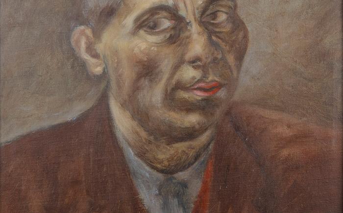 Autoritratto, 1944 Olio su tela, cm 55x45