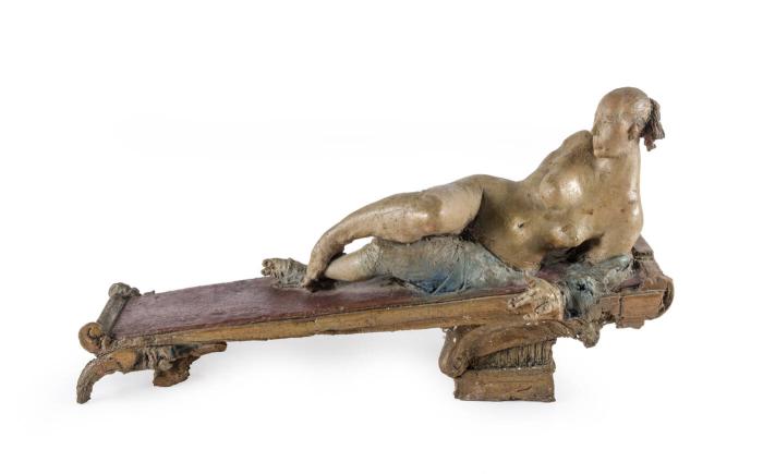 Harem, scultura in terracotta, 34x63x17cm