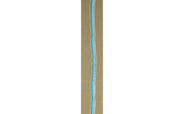 Lumen, 2012, Acrilici su tela applicata su tavola, 150x14cm