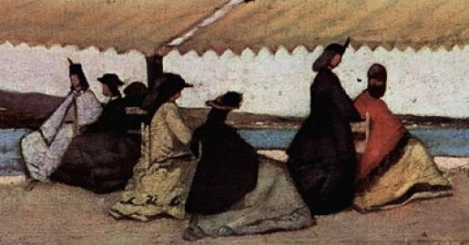 La rotonda dei bagni Palmieri di Giovanni Fattori