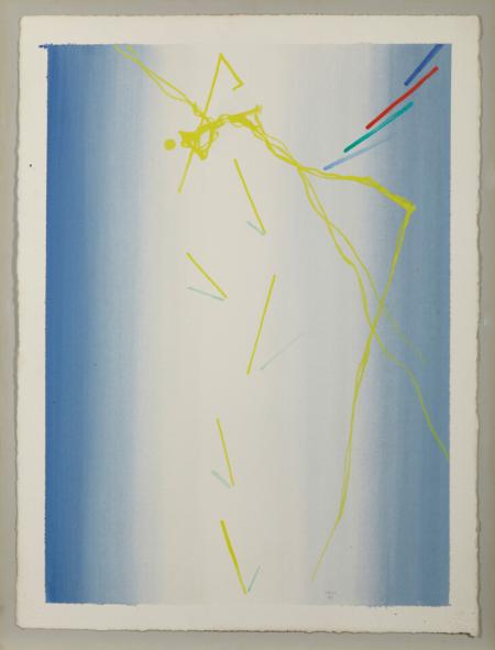 Senza titolo, 1992, tecnica mista su carta, 76.5 x 57.5 cm