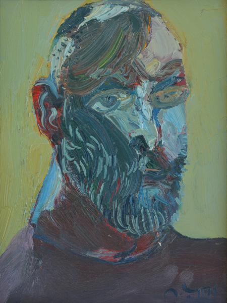 Autoritratto, 2020, olio su tela, 30x40cm
