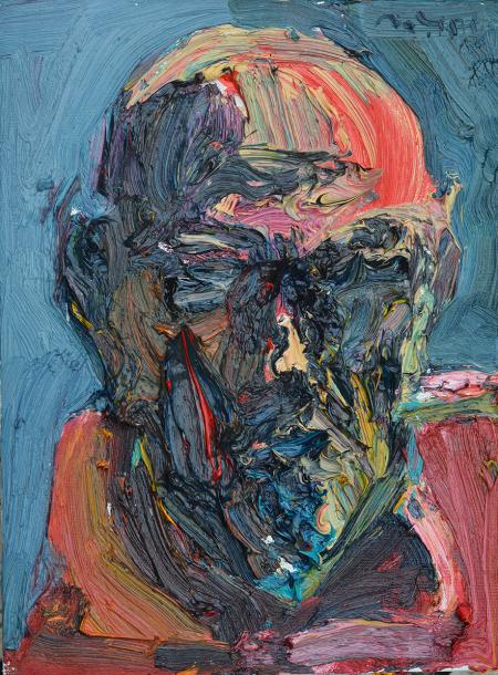Autoritratto, 2025, olio su tela, 30x40cm
