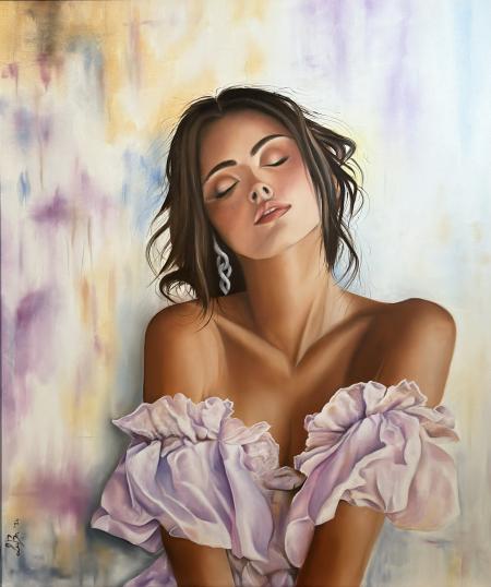 Libertad, 2024, olio su tela 60x70 cm