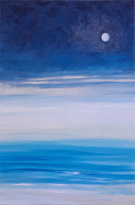 Il ritorno, 2020, acrilici su tela 100 x 150 cm