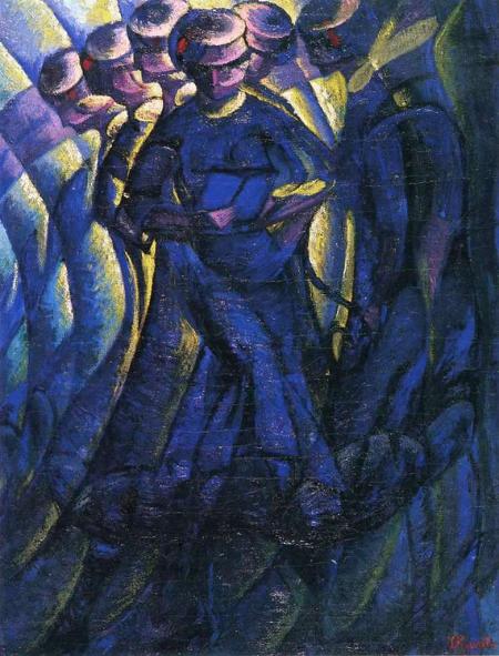 Sintesi plastica dei movimenti di una donna, 1912