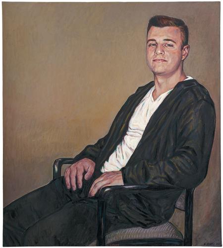 Lukas, 2023, olio su tela, 70 x 90 cm