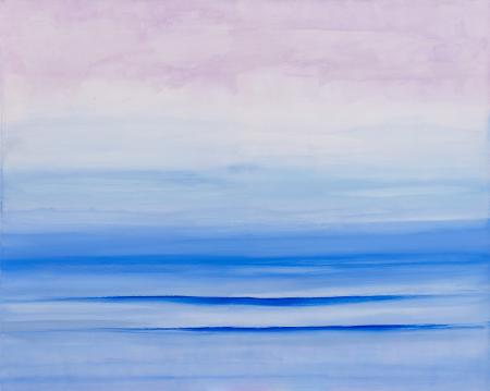 Orizzonti temporali 2, 2024, acrilici su tela 100 x 80 cm