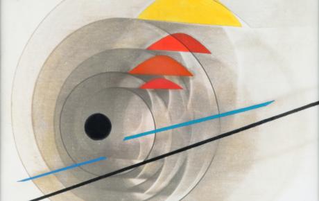 Composizione x2, 1938, olio e fotogramma su tela, 30x40