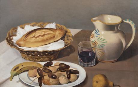 Natura morta, olio su tela, 47.5 x 60.0 cm