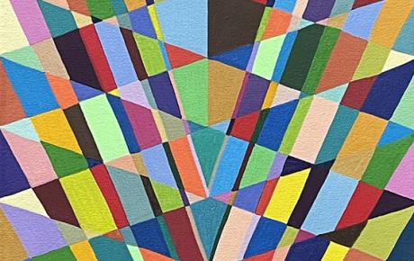 Apertura della mente, 2024, acrilico su tela 30x90 cm, € 4.680