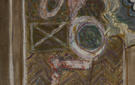 Interno, 1964, olio su tela, 87x125cm