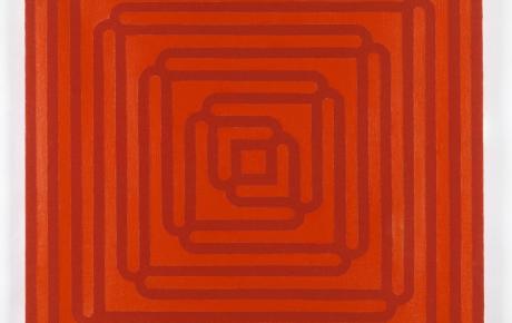 Labirinto quadrangolare, 1974, acrilici su tela, 80x80cm