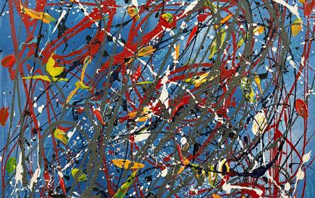 Dancing colors 3.0: COLUBRIS , 2021, acrilico ad acqua e solvente su tela 50x50 cm