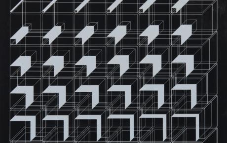 Senza titolo, serigrafia, 68x68 cm